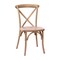 Merrick Lane Bardstown X-Back Bistro Style Wooden High Back Dining Chair
